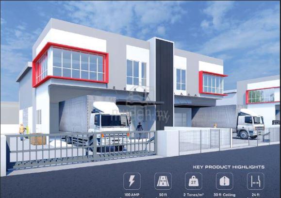 2 Storey Semi Detached New Factory / Corner Unit / Bukit Minyak 1