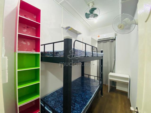 Female Sharing Room for rent in KK center, asia city, Bandaran Berjaya 1