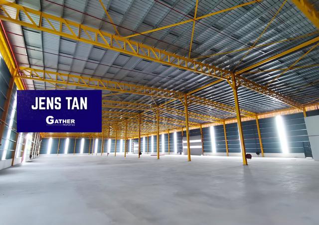 【 1200 Amp New Factory | 55k Sqft Built Up | Freehold 】📍 Bukit Minyak 1