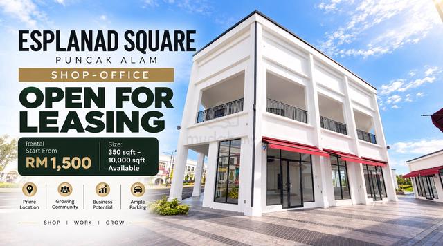 Eco Grandeur Esplanad Square Shoplot For Rent 1