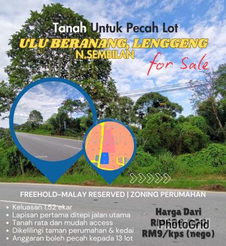 Pecah Geran 13 Lot Tanah 💥 Pekan Ulu Beranang Lenggeng 1
