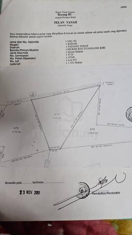 Tanah Dusun untuk dijual di Padang Terap 4