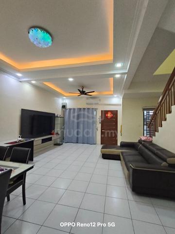 Nusa Bayu, Gelang Patah, Double Storey, partial furnished, renovated 1