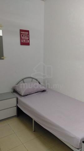 SEGERA!! bilik single LELAKI fully furnish FREE wifi PANTAI DALAM KL 1