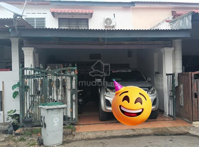 Double Storey Low Cost Terrace, Taman Krubong Jaya 1