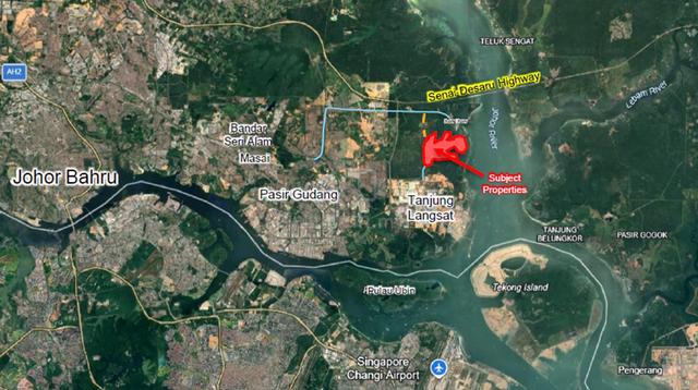 Freehold Medium & Heavy Industrial Lands In Tg Langsat, Johor 1