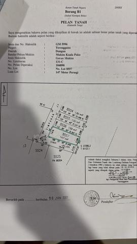 Tanah DiPAKA terengganu 1