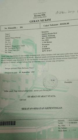 Tanah tepi lebuh raya baru untuk dijual 1
