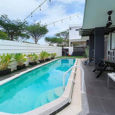 Bukit Indah Double Storey Semi-D Corner Fully Renovated Swimming Pool 1