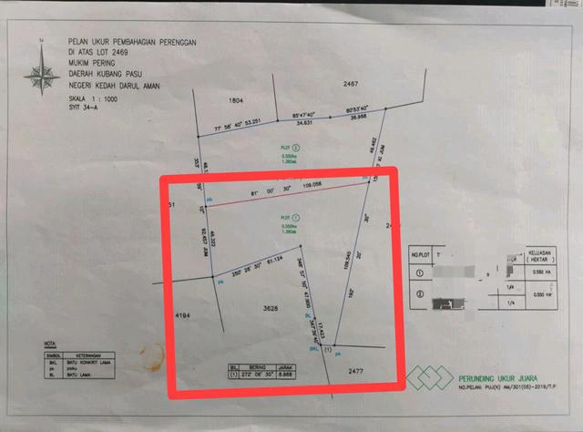 Tanah Geran 1 nama di Kodiang untuk dijual 1