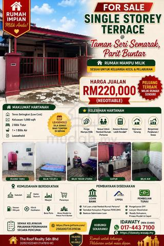 Teres Setingkat Taman Seri Semarak, Parit Buntar 1
