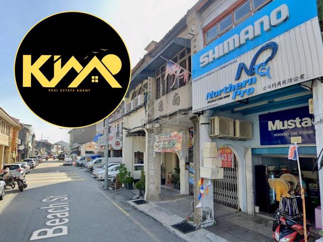 PENANG GEORGETOWN BEACH ST 2 STY LEBUH PANTAI SHOP LOT 5500sf TOURISM 3