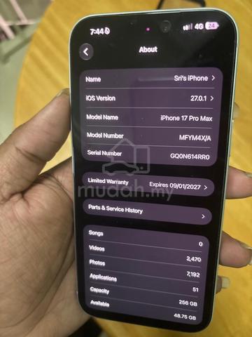 iPhone 17 pro max 256 GB - photo 5 of 6