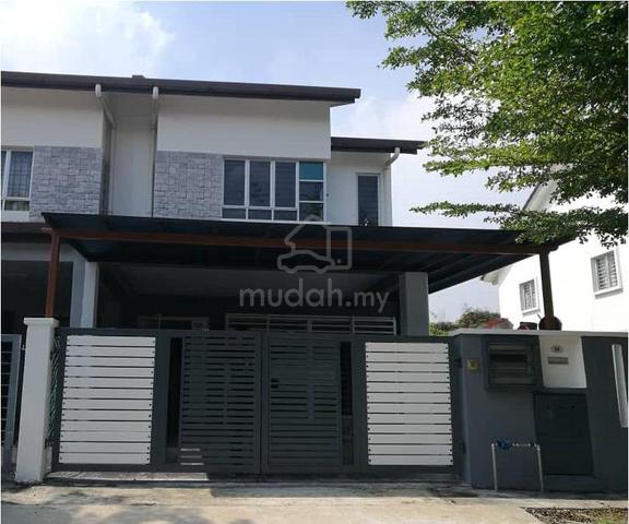 Rumah Sewa Nusa Rhu U10 Shah Alam | 4R3B End Lot Terrace 1