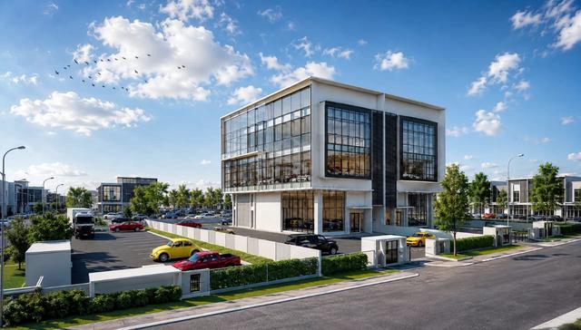 3 Storey Semi-D Corporate Warehouse Alam Impian 1