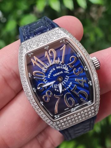 新品/未使用】Finezza フィネッツァ 腕時計 天然ダイヤモンド5石 水色-
