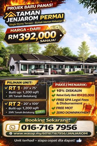 RUMAH Teres CASH REBATE RM20,000 1
