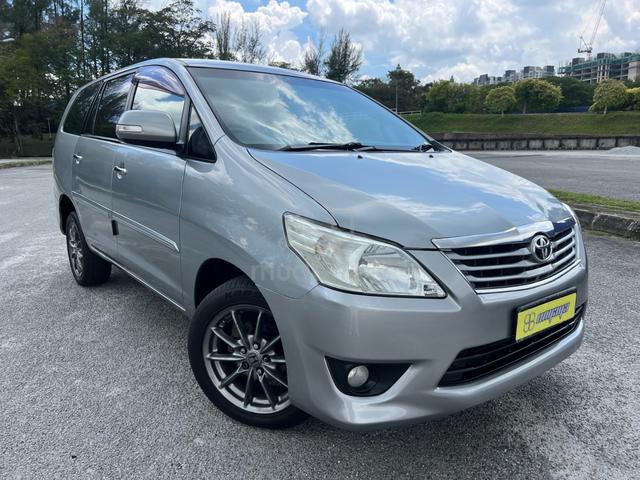 2012 Toyota INNOVA 2.0 G (A) 1 OWNER 7/8 Seats MPV - 1