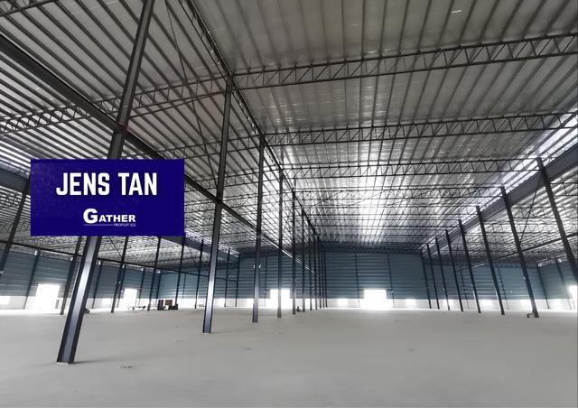 【 Perai 90K Sqft Built-Up Freehold New Factory 】📍 1200 Amp Power 1