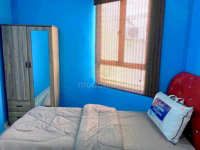 BILIK SEWA PEREMPUAN - APARTMENT ALPHA VILLA - Near LRT 1