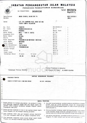 2015 Perodua MYVI 1.3 X (A)F/S PERODUA GEAR UP KIT - 3