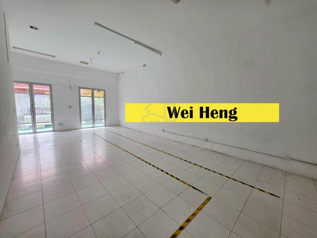 the one 1st floor shoplot 1 fix parking bare unit with toilet rent 1