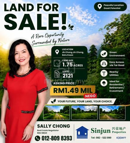 Two adjoining Agricultural lots at Jalan Chong Jin Chong, Batu Kawa 1