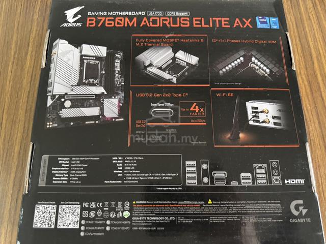 B760M Aorus Motherboard - photo 2 of 2