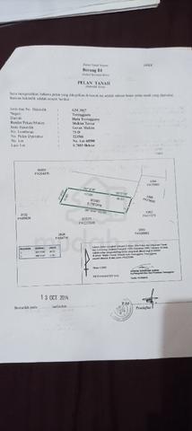 2 Ekar Tanah Kebun untuk Sewaan, Kuala Menjing, Kuala Berang 1