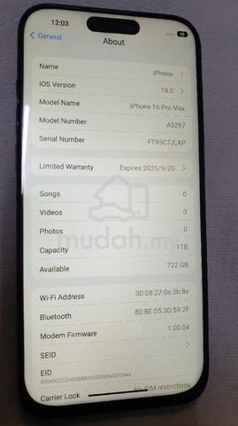 I phone 16 pro max  / 1TB - photo 4 of 6