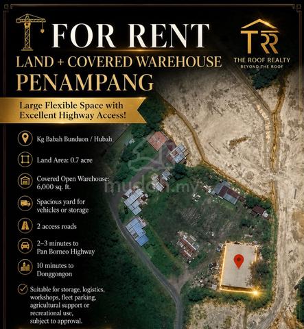 Warehouse with land | Penampang | KK 1