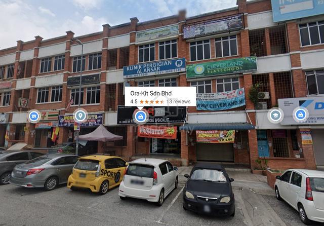 Shah alam shop lot alam budiman U10 facing mainroad 22x75 1