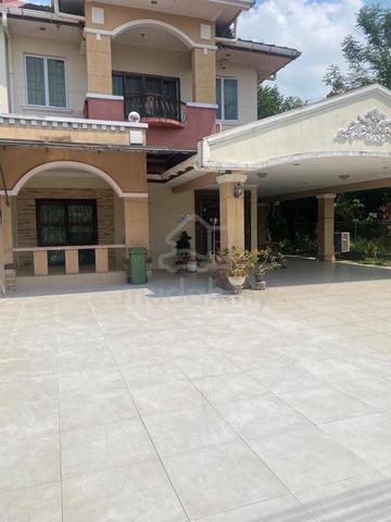 Arang Road Double Storey Semi-D at Taman Wawasan with Big Car Posh 1