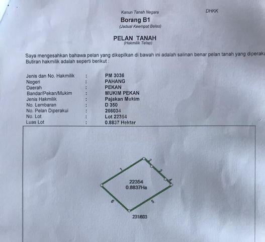 Tanah Pertanian Untuk Dijual 1