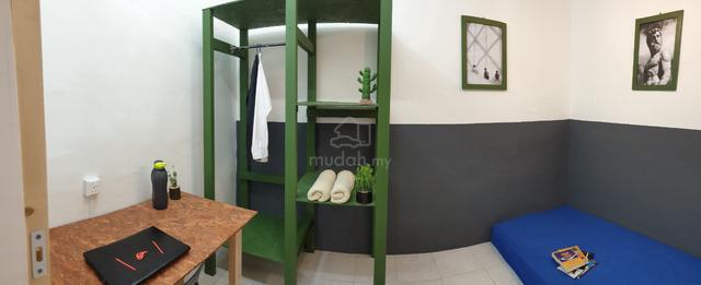 SINGLE ROOM (LADIES) at ANGKASA APARTMENT PH 2, MENGGATAL 8TH FLOOR 1