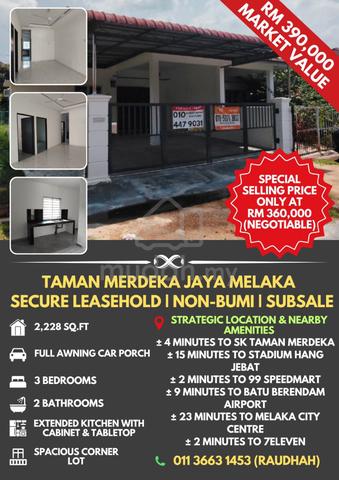 For Sale: Corner Lot | Tanah Luas | Fully Refurbished 1