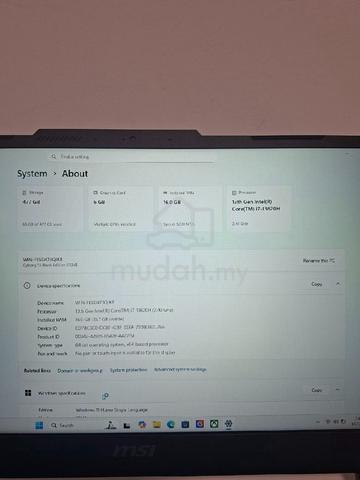 Msi Cyborg 15 Black Edition without box cod prefer - photo 2 of 4