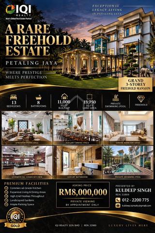 Luxurious huge  3 storey bungalow in PJ 1