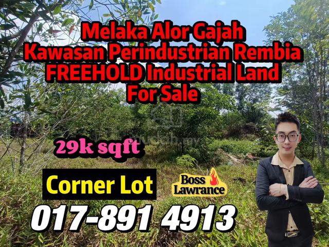 FREEHOLD Industrial Land Kawasan Perindustrian Rembia Alor Gajah AMJ 1
