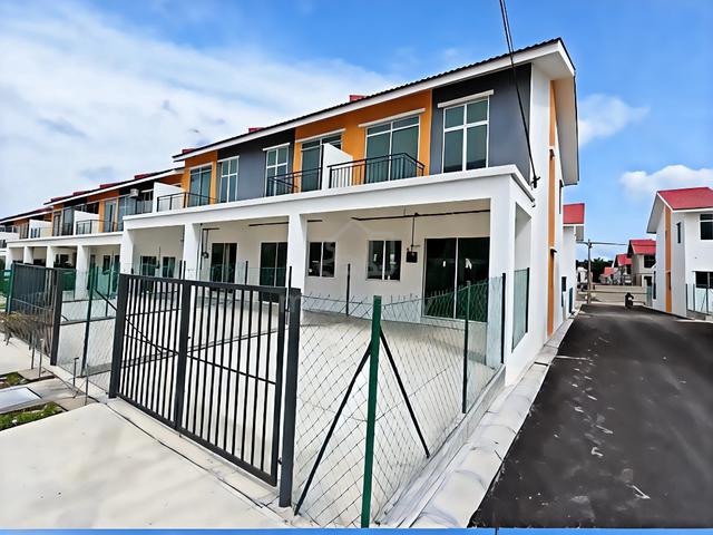 Bandar Scientex Jasin Presint 1 Double Storey Terrace House End Lot 1