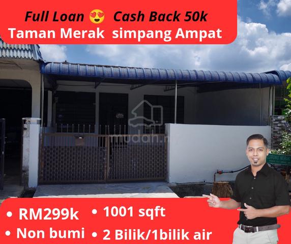 Full Loan๐ Cash Back 50k ๐ Taman Merak Simpang Ampat 1
