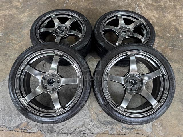 Sport rim second 18 advan TC4 WTR siap tayar civic - photo 3 of 6