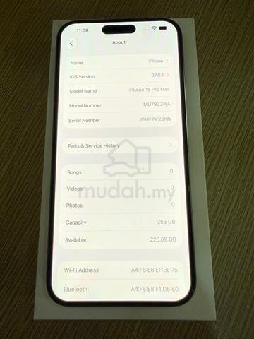 iPhone 15 Pro Max 256GB Natural Titanium FullSet - photo 6 of 6