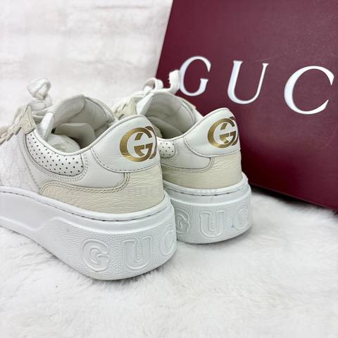 Gucci White Cream Chunky Platform Sneakers - photo 4 of 6