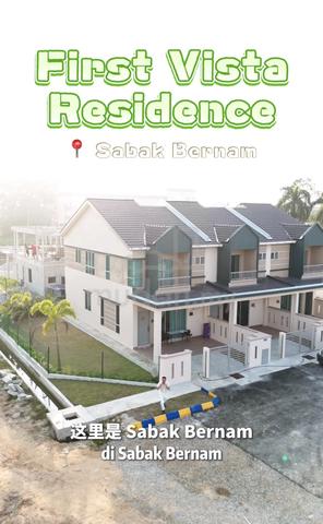 Double Storey Terrace @ First Vista Residence Sabak Bernam 1