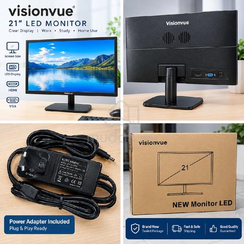 VisionVue 21 Inch LED Monitor HDMI VGA - photo 3 of 6