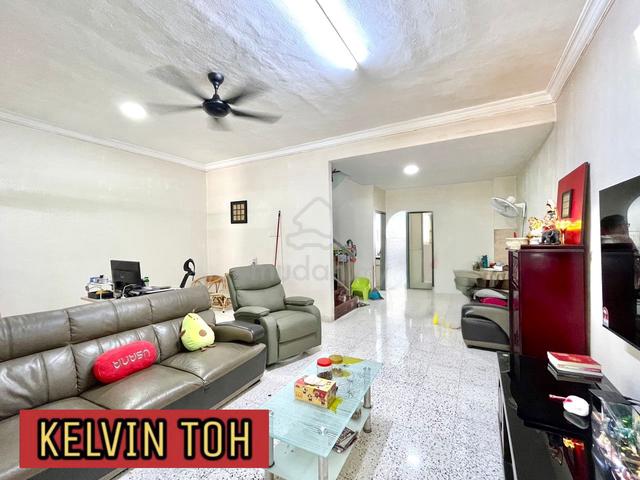 2 STOREY TERRACE LA 1400sf WELL MAINTAIN EXTENDED AYER ITAM ECONSAVE 1