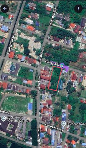 For rent Kg Sri Aman Puchong, 1 acre 1