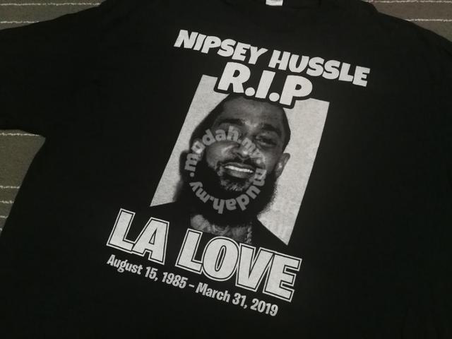 NIPSEY HUSSLE RIP HIP HOP tee 4XL - Clothes for sale in Sungai Petani ...