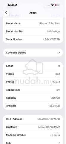 iPhone 17 Pro Max 256GB - photo 5 of 6